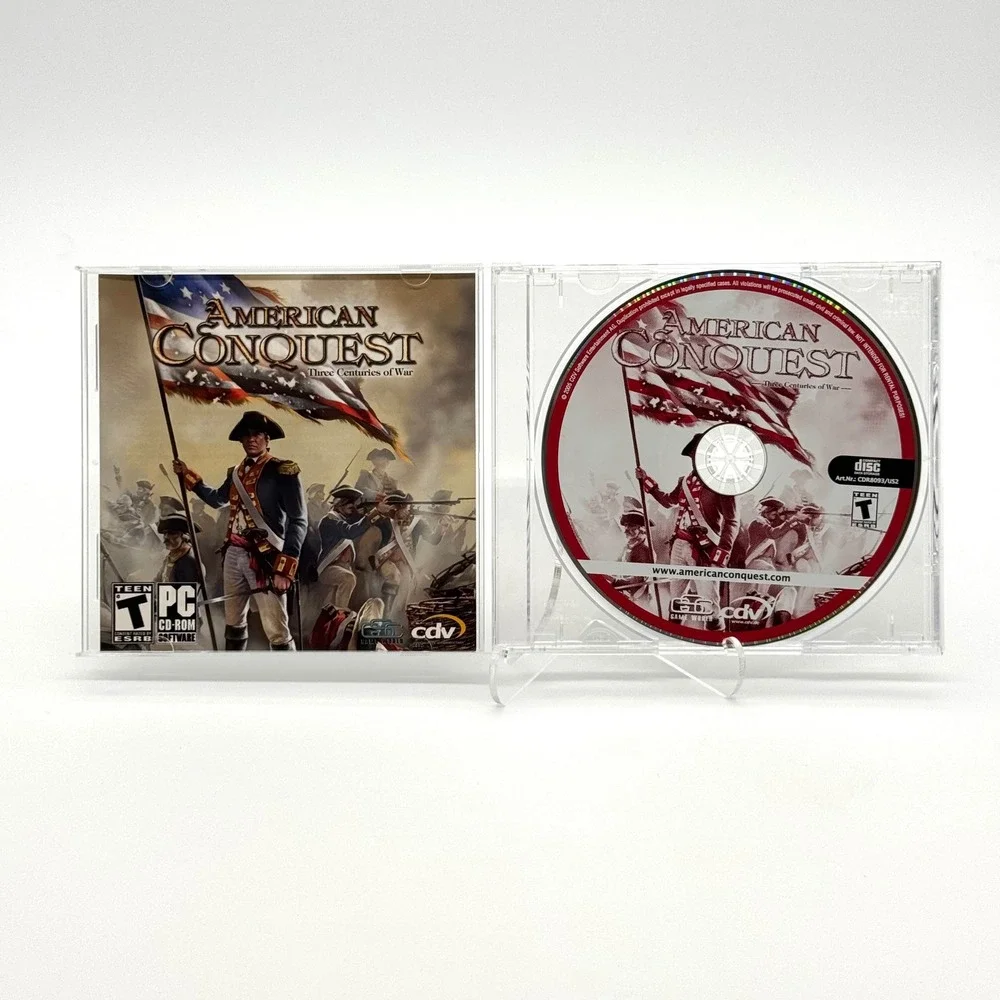 American Conquest Three Centuries of War PC CD-ROM Game 2002 CDV Strategy